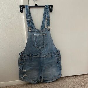 Old Navy Light Blue Denim Overalls